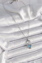 316L Steel Silver Color Chain Mi Cat Eye Model Women's Necklace Tj-Bko9613 - 2