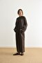 Linen Casual Dress Brown - 3