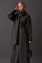 Scarf Coat Anthracite - 6