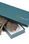 Khaki Patterned Silk Tie Set - 4