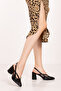 Women's Genuine Leather Stylish Thick Heeled Shoes Anl.3361 - 3