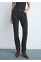 Schmal geschnittene Jeans mit hoher Taille