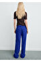 Straight Cut Mid-Rise Pants - 4