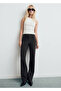 Seamless Straight-Cut Fabric Trousers - 6