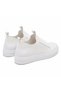 White Knitwear Men's Sports Shoes - Breathable, Anti-Sweat, Lace-Up Casual Sneaker Kb 112 - 5