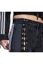 Ks3878-K Denim Fb Tp Women's Trousers Black - 4