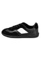 Women's Black Leather Sports Shoes - 5