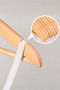 3 Wooden Hangers | Trousers Dress and Clothes Hanger - 4