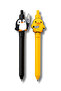 Murderous Chick and Mischievous Penguin, Cute Gift Stylish Dual Ballpoint Pen Set