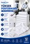 Special for Hairdressers, Dye-Resistant Microfiber Hair Towel 50X90 cm Set of 12 High Water Absorbency White - 4