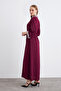 Beryl Stone Dress - Burgundy - 4