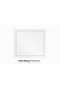 50X50 White Aluminum Intervention Cover Push-Open
