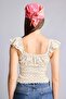 Fitted Floral Textured Tank Top F6404Ax26Sm - 6