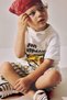 Food Printed Short Sleeves T-Shirt Shorts 2 Piece Set Baby Boy H8200A526Hs - 4