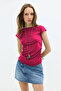 Gathered Basic Blouse - 4