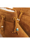 Women's / Girls' Snow Boots 80D2480100-M008 Luna Low Suede Beads Cognac - 6