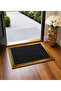 Avnagard Gold Unbreakable Framed Door Mat Made of Thick Carpet - 2