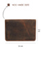 Card Holder Men's Wallet Genuine Leather Card Holder Slim Design Wallet – Tan Brown Orion - 2