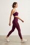 Women's Seamless Supportive Sports Bra Seamless Ribbed Gathering Fitness Yoga Bra - 8