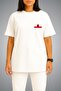 Oversize Cebelitarik Flag Pocket Printed Unisex T-Shirt - 2
