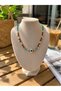 Nazar Beaded Colorful Bead Necklace |   Turquoise Bohemian Summer Necklace - 3