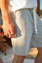 Arte Khaki Striped Cotton Men's Shorts