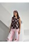 Women's Polka Dot Zippered Linen Vest - 2