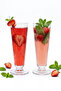 Vinoro Set of 2 Soft Drink Glasses with Footed Base 420 ml - Classic Pilsner Presentation Glass - 2