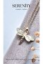 Silvery Wing Zircon Dragonfly Steel Necklace - 3