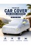 Waterproof UV Resistant Full Car Cover for Jeep Grand Cherokee - All Weather Dustproof Sun Protection Outdoor Cover, Silver