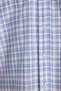 Men's classic fit relaxed cut 100% cotton short sleeve checkered linen effect shirt with pockets - 5