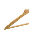 Wooden M002-Çb Bar Shirt and Trouser Hanger Natural Color 6 Pieces - 3
