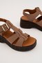 Women's Mink Full Orthopedic - Comfortable Smart Padded Poly Sole High Sandals with Hard Hats -Lightweight Sandals - 4