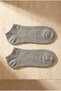 Women's Shine Booties Socks Silver - 3