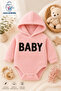 Welsoft Baby Hooded Fleece Bodysuit - 2