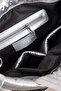 Women's Shoulder Bag with Logo Detail - 5