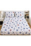 Double Patterned Fitted Sheet Set 140x200 Cm + 2 Pillowcases 50x70