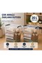 20 Liters Plastic Vertical Deep Storage Organization and Storage Bin with Locking Lid 2Pcs
