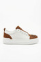 Thorn Thick Sole Lace-Up Men's Sneaker Tan White - 4