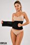 Black Thermal Sauna Belt and Waist Belly Corset - 2