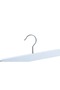 Wooden 8131 Latch Hanger for Pants and Skirts, White Color, 1 Piece - 3