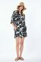 Zebra Pattern Shorts Suit