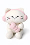 Decorative Cat Plush Toy with Earphone Detail 32 X 30 cm