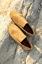 Robert Beige Genuine Leather Handmade Men's Espadrille - 2