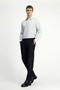 7 Drop Slim Fit Striped Classic Fabric Trousers - 2