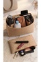 Long.... Medium Yandan Clutch Cantali Organizer Beige Color 26 X 15 X 14 Dimensions (Length X Height X Width)