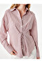 Comfortable Fit Long Sleeve Classic Collar Plaid Shirt with Tie Detail - 3