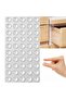 8x2.5mm-100pcs 100Pcs Soft Silicone Anti Slip Bumpers Feet Pads Damper Buffer Cabinet Bumpers Silic - 8