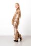 9-15 Years Moderno Ribbon Velvet Girl's Suit-Latte - 6