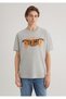 Gremlins Printed Gray T-Shirt Loose Fit / Loose Relaxed Cut 0612301 -80196 - 4